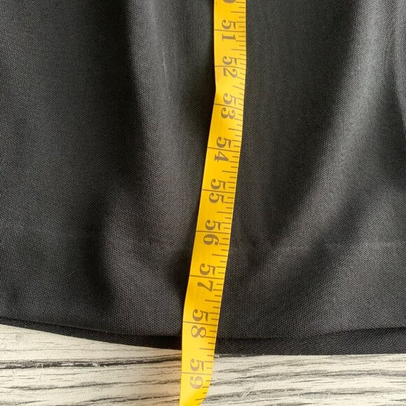 Vintage 70s Maxi Dress Black V-Neck Empire Waist Witchy Halter Gown - Picture 13 of 13